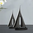 thumbnail image 5 of Nordic Modern Minimalist Sailboat Sculpture Resin Craft Home Office Desk Decoration Nautical Theme Decor Living Room Shelf Ornament Collectible Art Piece, 5 of 5