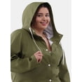 thumbnail image 4 of Big Chill Women's and Women's Plus Water Resistant Rain Coat, Sizes S-3X, 4 of 6