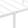 Mainstays 14'' HeavyDuty Steel Slat Twin Platform Bed Frame, White