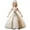 Champagne, variant on KAWELL Shine Flower Girls Beauty Pageant Dress,Dream Princess Baptism Costume Fluffy Tulle Prom Dress