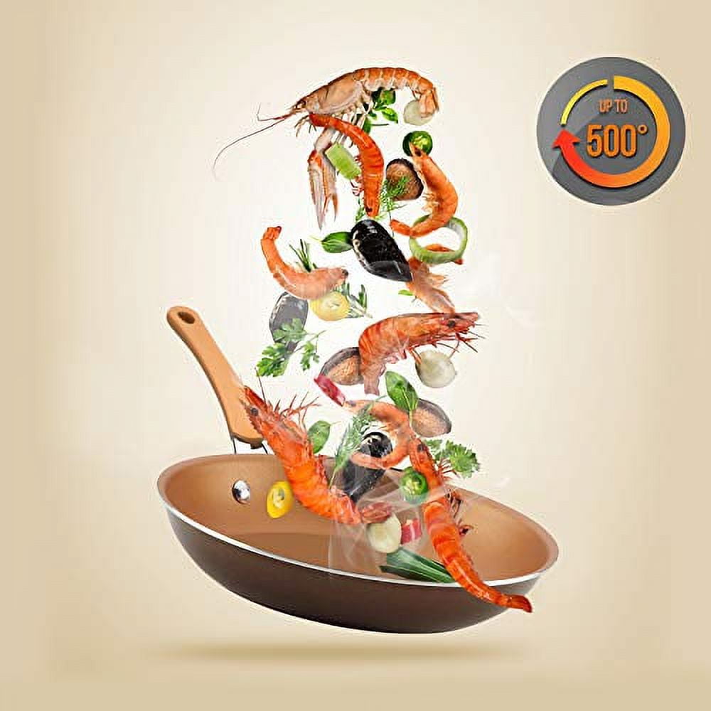 NutriChef 8'' Small Fry Pan - Non-Stick High-Qualified Kitchen Cookware