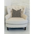 thumbnail image 2 of Plutus Salt and Pepper Luxury Throw Pillow in Grey and Black Tones, 2 of 3