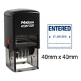 thumbnail image 1 of Printtoo Self Inking Office Stationery Dater Stamp With Helvetica Font Entered Text Date Rubber Stamp-Blue, 1 of 3