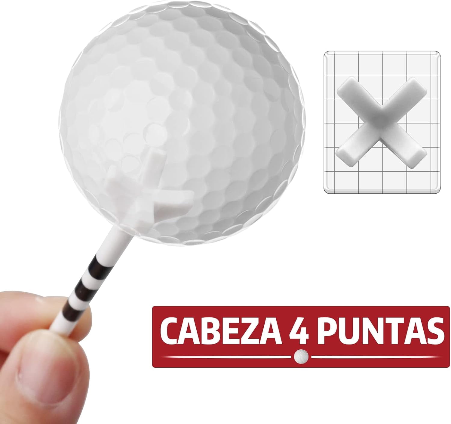High-quality white plastic golf tees, 50-piece bulk pack, professional tees, 2 3/4 inch (70 mm), high-performance golf sports tool accessory