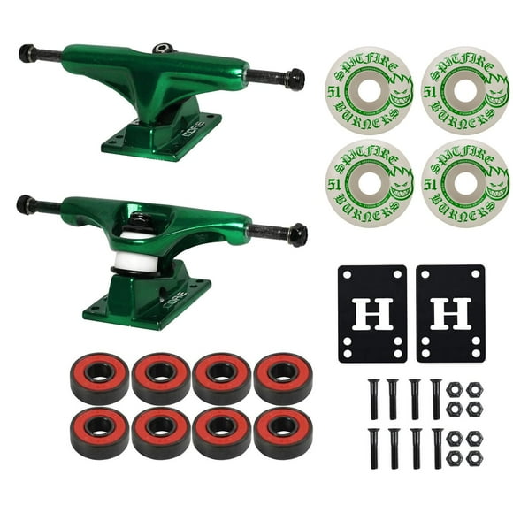Core Camions de Planche à Roulettes Légers Creux 8.25 Pouces + 51mm Brûleurs à Broche, ABEC 5 Roulements