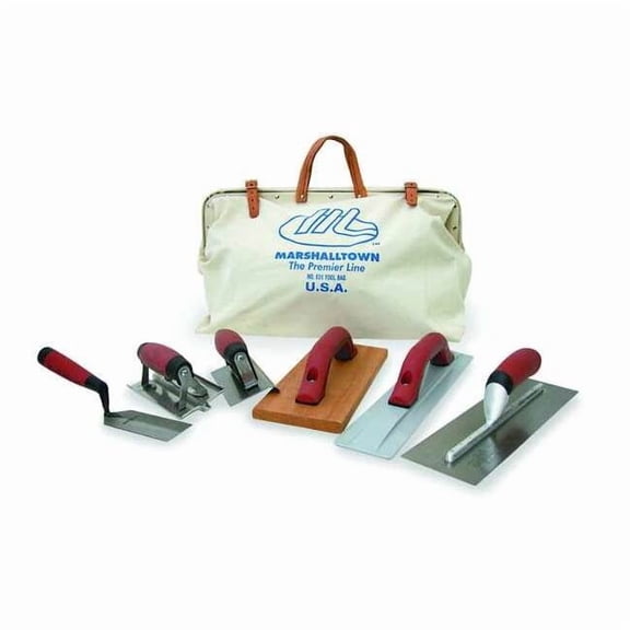 Marshalltown Concrete Tool Kit,7 PC CTK2