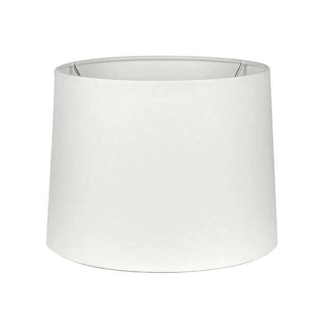 Pantalla Melloway Small 23x25x19 cm con aro Uno, blanca