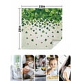 thumbnail image 4 of St. Patrick's Day Cloth Napkins Set of 6 Reusable Dinner Napkins, Green Lucky Shamrock Leaves Country Plants Cocktail Napkin Washable Table Napkins for Wedding/Holiday Party/Baby Shower 20"x20", 4 of 7