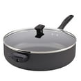 thumbnail image 1 of Farberware Dishwasher Safe Nonstick Jumbo Cooker/Saute Pan with Helper Handle - 6 Quart, Black, 1 of 13