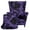 Purple Gothic Crow Print, variant on HUIACONG Thanksgiving Turkey Pumpkin Maple Print 2-Piece Wingback Chair Slipcovers, Full Elastic Hem Soft Wrinkle, Easy Install Washable Furniture Protector for Home Decor