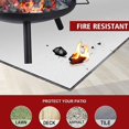 thumbnail image 4 of SHAR 40 Inch Square Fire Pit Mat | Heat Resistant BBQ Mat for Decking | Protect Your Lawn, Garden, Patio, and Backyard, 4 of 5