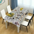 thumbnail image 6 of SKYSONIC 54"x72" Square Tablecloth with Ancient Egypt Theme Egyptian Gods Prints, Anti-Wrinkle and Smooth Table Cloth for Kitchen/Home Wedding Party Decoration, 6 of 7