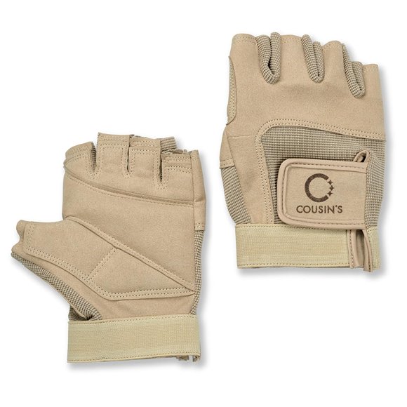 Guantes color beige XS para guardia de color