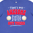 thumbnail image 4 of Inktastic That's My Awesome Sister out There with Volleyballs Youth T-Shirt, 4 of 5