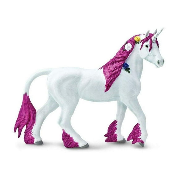 Safari Ltd. Pink Unicorn Figurine - Detailed 5.5" Fantasy Themed Figure - Educational Toy for Boys, Girls, and Kids Age 3 