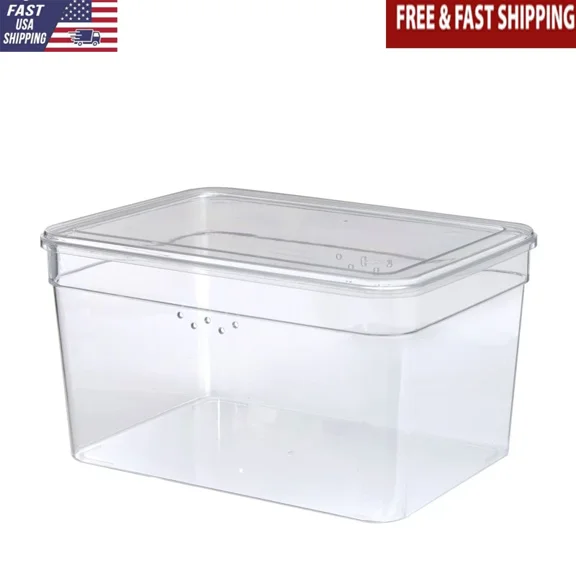 Clear High Heels Extra Tall Shoe Box W/ Lid Stackable Organizing Container New