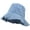 Blue, variant on CoCopeaunts Women's Bucket Hat Cotton Frayed Brim Summer Fisherman Hat Ladies Thin Sun Shade Basin Hat Soft Casual All-Match