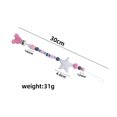 thumbnail image 2 of Silicona Pacificador de chupas clip Candy Color Star Pacifier Chain Toy (rosa), 2 of 6