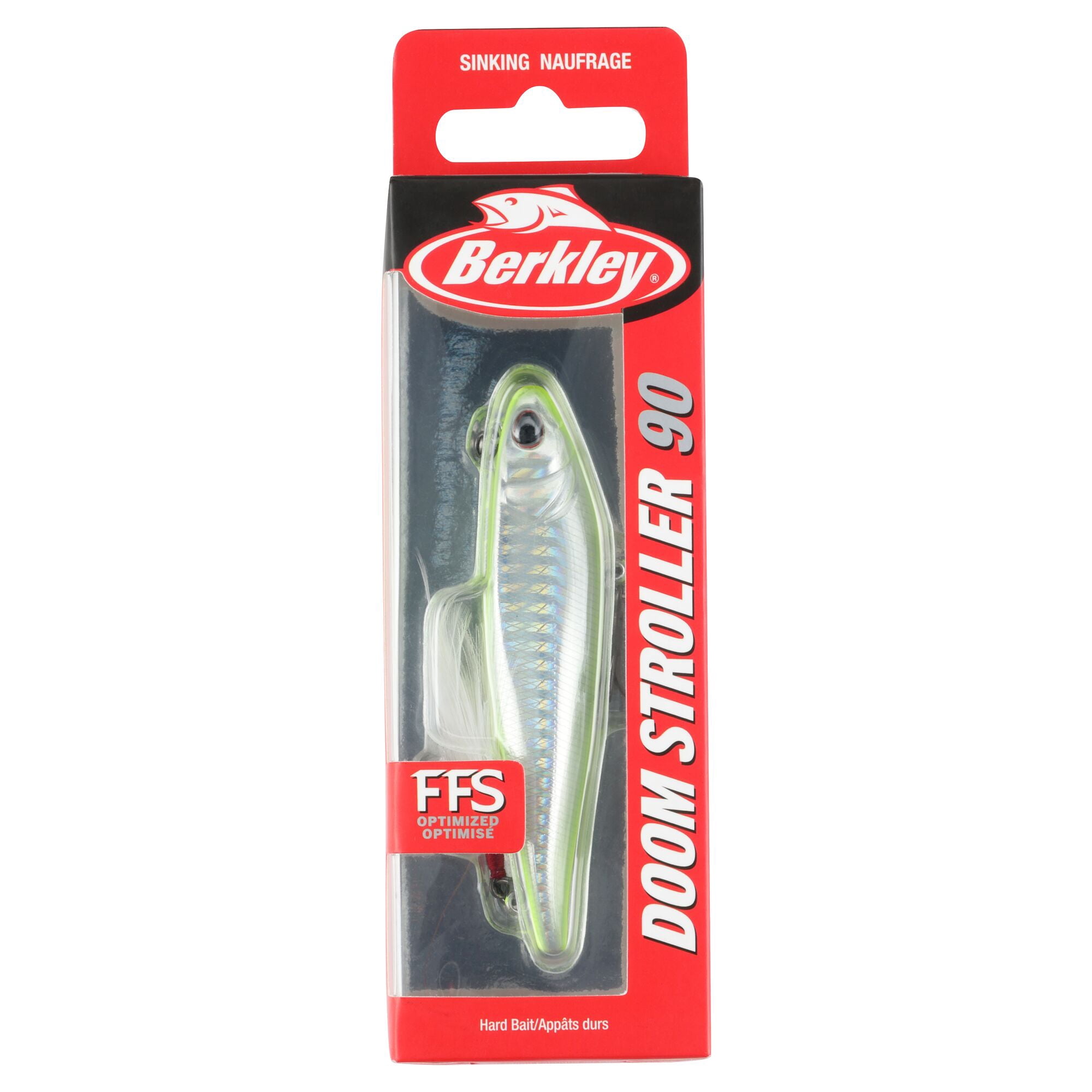 Berkley Doom Stroller Fishing Lure, 3.5 in, Silver Citrus (1-count)