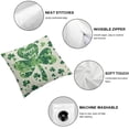thumbnail image 4 of BANET Abstract Cartoon Flower , Decorative Cushion Cover (Saint Pakrit) White, 4 of 5