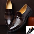thumbnail image 3 of Zapatos de cuero Para Hombre, Zapatos informales negros a la moda, mocasines con punta estrecha Para Hombre, Zapatos de vestir Para fiesta, oficina y negocios Para Hombre, 3 of 5