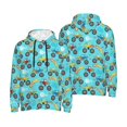 thumbnail image 6 of Bingfone Cartoon Monster Truck Men's Drawstring Hoodie Long Sleeve Pocket Sweatshirts-Small, 6 of 6