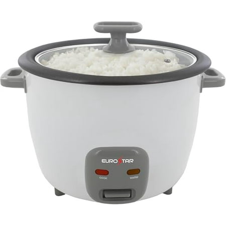 EUROSTAR RC620W 20-Cup Rice Cooker, White