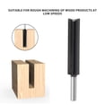thumbnail image 3 of Cutting Straight Router, Slotting Double Flute Shank Straight Router Cemented Carbide 8mm Heat  Coating  For Cork, 3 of 8