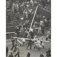 thumbnail image 2 of Brown University Students Tear Down The Goal Posts In Celebration Of A 7-6 Win Over Columbia. Oct. 23 History, 2 of 2
