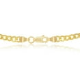 thumbnail image 2 of iJewelry2 Gold Plated Sterling Silver 4.5mm Cuban Links Chain Necklace 24'', 2 of 2