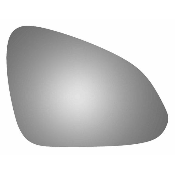 Convex Passenger Side Replacement Mirror Glass for Buick Regal 2011-2017 W/O Baking Plate