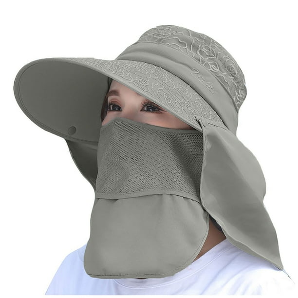 CEHVOM Women Adjustable Summer Anti-Ultraviolet Large Hat Sun Visor  Protective Hat