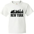 thumbnail image 3 of Inktastic New York Skyline Grunge Youth T-Shirt, 3 of 5