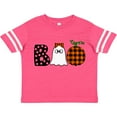 thumbnail image 3 of Inktastic Boo Halloween Ghost and Plaid Pumpkin Boys or Girls Toddler T-Shirt, 3 of 5