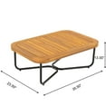 thumbnail image 2 of Christopher Knight Home 2-Piece Patio Furniture Outdoor Loveseat Set, Rope Woven Loveseat with Coffee Table, Beige Cushion, 2 of 5