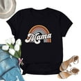 thumbnail image 2 of EQWLJWE Mama Shirt Women Funny Rainbow Shirts Mothers Day T Shirt Funny Graphic Casual Print Tee Tops, 2 of 5