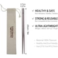 thumbnail image 2 of TITECOUGO Lightweight Titanium Reusable Metal Chopsticks Eco-Friendly Portable Camping Flatware for Kitchen House, 2 of 5