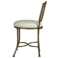 thumbnail image 4 of Ember Interiors Emerson Upholstered Metal Vanity Stool, Golden Bronze, 4 of 7