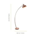 thumbnail image 4 of Curved Arco Floor Lamp LED Gold Shade Teamson Home  Modern Lighting VN-L00025, 4 of 5