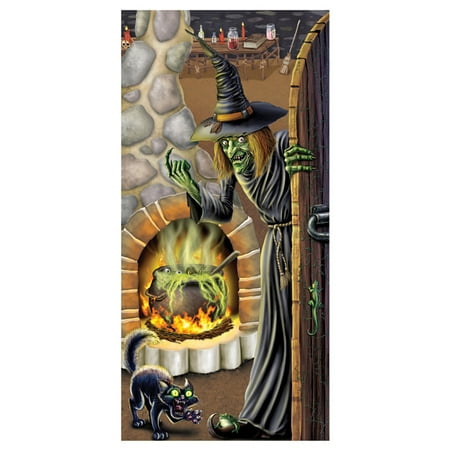 Morris Costumes Party Supplies Halloween Witch's Brew Door Cover, Style