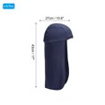 thumbnail image 2 of Uxcell Hard Hat Sun Shade, 6 Pack Cooling Skull Cap Quick Dry Neck Shade Cap for Men Women, Navy Blue, 2 of 6