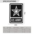 thumbnail image 3 of U.S. Army Emblem Garden Flag 12.5x18 Inch Double Sided Decorations Outdoor Yard Flags For Outside Lawn Porch Garden Decor, 3 of 5