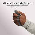 thumbnail image 4 of HZLucki Upgraded Controller Grips Compatible with Meta Quest 3S/Quest 3 Accessories, Extended Gradient Silicone Controller Strap, Widened Adjustable Knuckle Straps Fits Most Hands (Black), 4 of 8