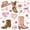 White Pink Brown, variant on jejeloiu Chic Cow Cowboy Boot Full Size Sheets Kids,Pink Cute Bow Bed Sheets For Girls,4-Piece