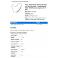 thumbnail image 2 of Pump To Gear Power Steering Pressure Line Hose Assembly - Compatible with 2000 - 2005 Chevy Impala 3.4L V6 GAS 2001 2002 2003 2004, 2 of 2