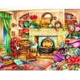 thumbnail image 2 of SUNSOUT INC - Fireside Embroidery - 1000 pc Large Pieces Jigsaw Puzzle by Artist: Kim Jacobs - Finished Size 27" x 35" - MPN# 23447, 2 of 5