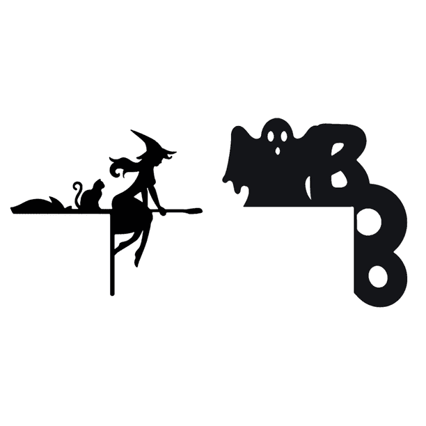 Esquina la puerta Telaraña Bruja Halloween-Bruja (Bruja)