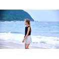 thumbnail image 3 of Arshiner Girl's 2 Piece Summer Outfit Sleeveless T-Shirt and Hawaiian Tropical Boho Shorts, 3 of 8