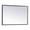 Black, variant on Elegant Decor Pier 20x40 inch LED mirror with adjustable color temperature 3000K/4200K/6400K in black