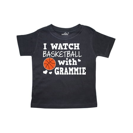 

Inktastic I Watch Basketball with Grammie Gift Toddler Boy Girl T-Shirt